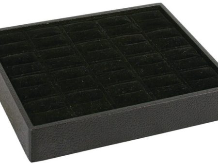 M&M RT920V-BK Stackable 20 Ring Tray Black & Black Cheap