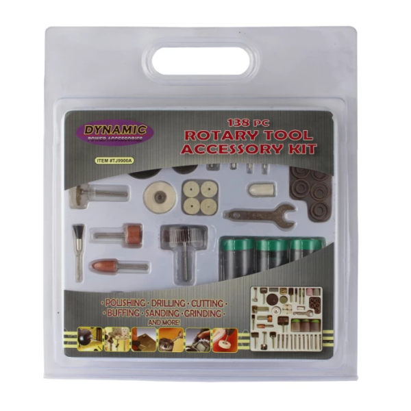 138 Piece Rotary Tool Accessory Set TJ9900AA Hot on Sale