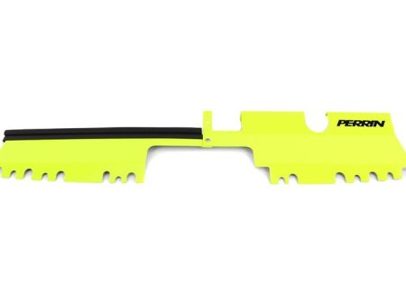 Perrin 3pc Radiator Shroud Neon Yellow 2015-2021 WRX   2015-2021 STI For Sale