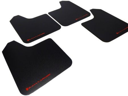 Rally Armor Basic Universal Mud Flaps Red Logo Online