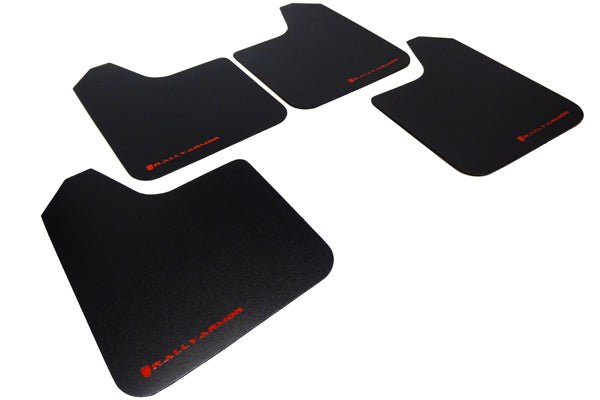 Rally Armor Basic Universal Mud Flaps Red Logo Online