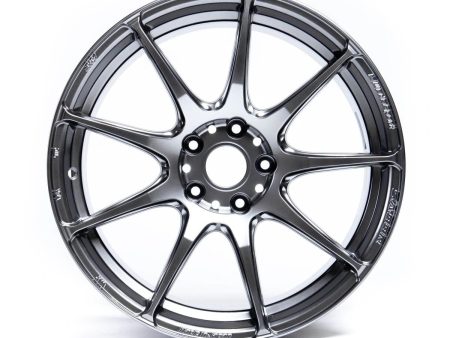 WedsSports SA-99R Platinum Silver Black 18x8.5 5x100 +45mm Offset Supply