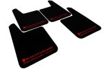 Rally Armor Universal MSpec Mudflaps Black Urethane Red Logo For Discount