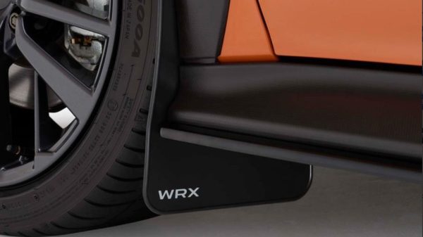 Subaru OEM Mudflap Set Black w  WRX Logo 2022-2024 WRX For Sale