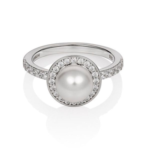 Georgini Heirloom Sterling Silver Fresh Water Pearl Always Ring on Sale