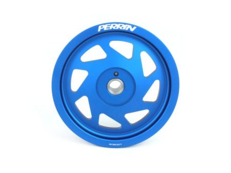 Perrin Crank Pulley Blue 2022-2024 WRX   2022-2024 BRZ   2022-2024 GR86   2018-2022 Crosstrek   2019-2022 Ascent   2019-2022 Forester   2020-2022 Outback   2020-2022 Legacy For Cheap