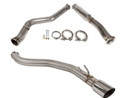 Nameless Performance Track Package Catback W  4  Double Wall Polished Tip 2015-2021 WRX   2015-2018 STI Sale