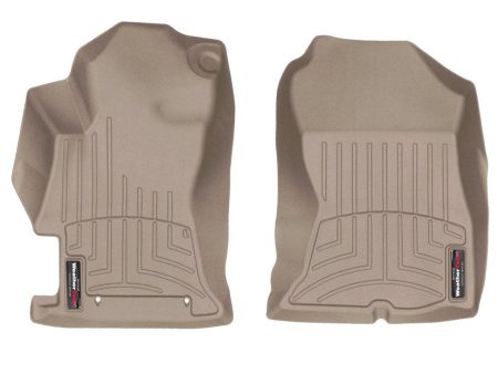 Weathertech DigitalFit Floorliner Front Tan 2017-2019 Impreza   2018-2019 Crosstrek Discount