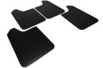 Rally Armor Universal UR Mudflaps Black Urethane Grey Logo Hot on Sale