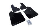 Rally Armor UR Mudflaps Black Urethane Grey Logo 2003-2008 Forester   2004-2008 FXT Sale