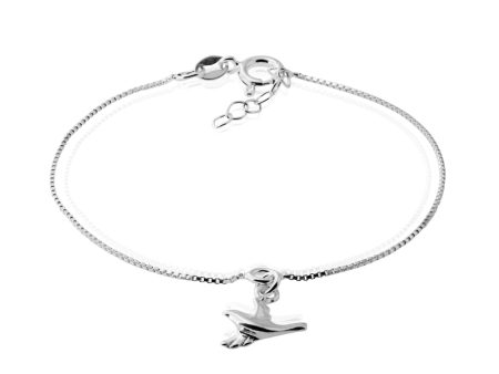 Sterling Silver 20cm Dove Charm Bracelet Online Sale