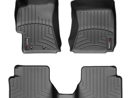 Weathertech DigitalFit Floorliner Black Front and Rear Combo 2008-2011 Impreza   2008-2014 WRX   2008-2014 STI Cheap