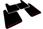 Rally Armor Universal UR Plus Mudflaps Black Urethane Red Logo Fashion