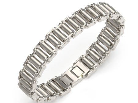 Guess Men s Jewellery Stainless Steel 13mm Bicycle Chain Maxi Bracelet Fashion