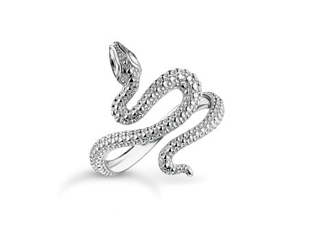 Thomas Sabo Sterling Silver True Romance Snake Ring For Discount