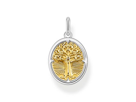 Thomas Sabo Sterling Silver Tree Of Love Oval Pendant Sale