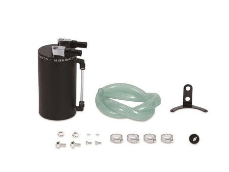 Mishimoto Universal Aluminum Oil Catch Can Large Black For Cheap