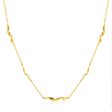 Ania Haie Gold Plated Sterling Silver Twister Helix 38cm Necklace Supply