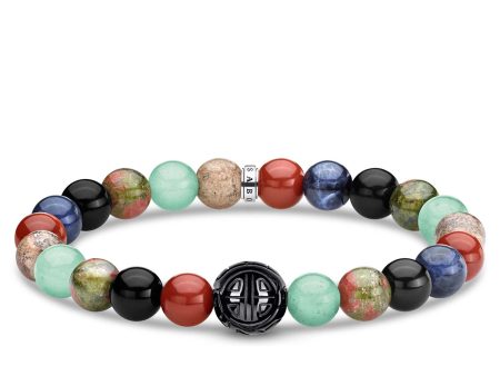 Thomas Sabo Sterling Silver Multicolour Gemstone 19.5cm Bracelet Supply