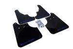 Rally Armor UR Mudflaps Black Urethane Blue Logo 2009-2013 Forester   2009-2013 FXT Cheap