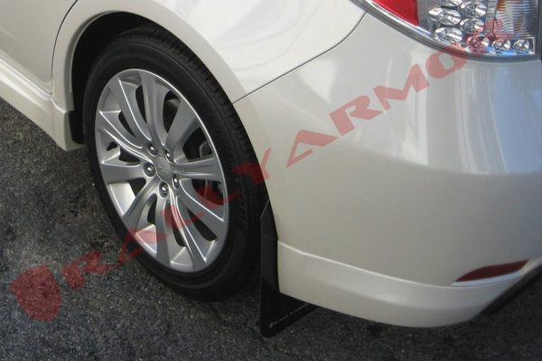 Rally Armor UR Mudflaps Black Urethane Grey Logo 2008-2011 Impreza   2008-2010 WRX on Sale