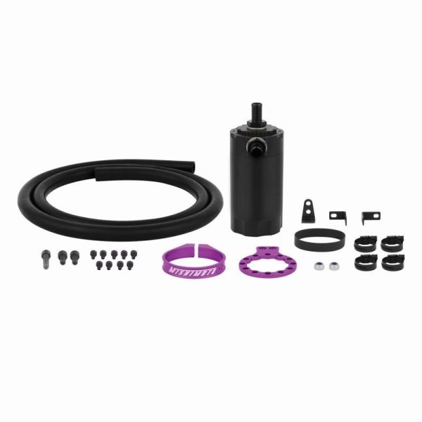 Mishimoto Universal Baffled Oil Catch Can Black w  Purple Insert Cheap