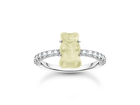 Thomas Sabo Sterling Silver Haribo Cubic Zirconia Pineapple White Bear Ring Supply