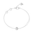 Guess Stainless Steel 7mm Crystal Bead Bracelet For Discount