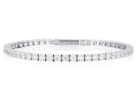 Georgini Sterling Silver 3mm Selena Tennis Bracelet Cheap