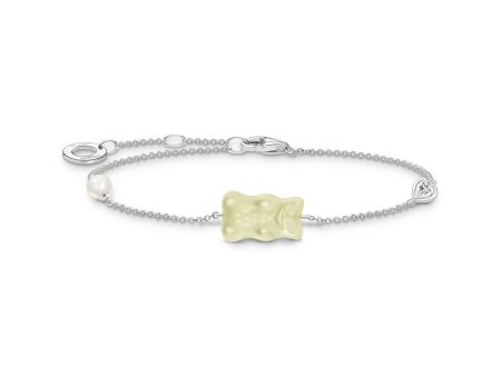 Thomas Sabo Sterling Silver Haribo pineapple White Bear 16-19cm Bracelet Supply