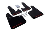 Rally Armor UR Mudflaps Black Urethane Red Logo 2010-2013 Legacy   2010-2012 LGT on Sale