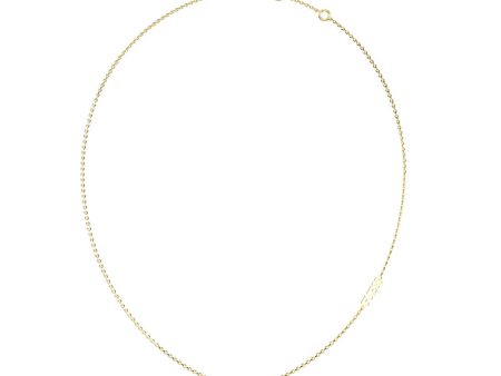 Guess Gold Plated Stainless Steel 7mm Crystal Bead Pendant On Chain Online