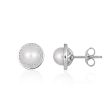 Georgini Heirloom Sterling Silver Fresh Water Pearl Always Stud Earrings Online Hot Sale