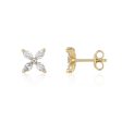 Georgini Heirloom Gold Plated Sterling Silver Favoured Stud Earings Discount