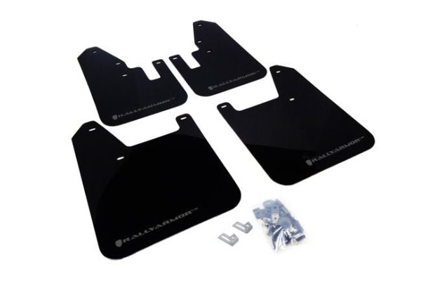 Rally Armor UR Mudflaps Black Urethane Grey Logo 1998-2002 Forester Online