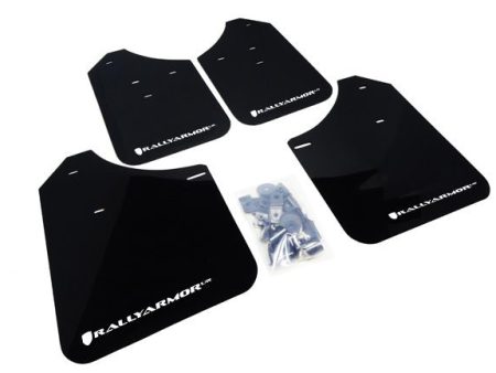 Rally Armor UR Mudflaps Black Urethane White Logo 2002-2007 Impreza  2002-2007 WRX   2004-2007 STI Online Hot Sale