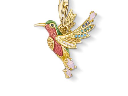 Gold Plated Sterling Silver Thomas Sabo Charm Club Hummingbird Supply