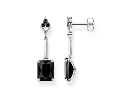 Thomas Sabo Sterling Silver Magic Stones Black Onyx Drop Earring Sale