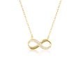 Georgini Gold Plated Sterling Slver Zirconia Forever Infinity Pendant On Chain Online Hot Sale