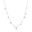 Ania Haie Sterling Silver Geometry Class Mixed Disk Necklace Fashion