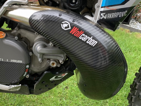 SICKMOTOS Carbon DIFFUSER GUARD FMF GNARLY 2022- KTM HUSQVARNA GASGAS 250 300 Fashion