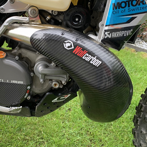 SICKMOTOS Carbon DIFFUSER GUARD FMF GNARLY 2022- KTM HUSQVARNA GASGAS 250 300 Fashion