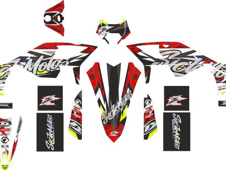 SickMotos Styles Graphics KIT SICKMOTOS Edition Fluo Yellow Chrome Holo Beta RR 125 LC Enduro 2021-2023 For Discount