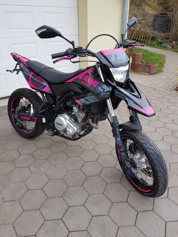 SickMotos Styles Graphics KIT Pink Darkness Edition Yamaha WR 125 X (R) 2009-2017 Online now