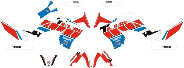 SickMotos Styles Graphics KIT Blue Red Edition Yamaha Tenere 700 2018-2022 For Sale