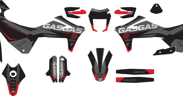 SickMotos Styles Graphics KIT Dark Side Holo Chrome Edition GasGas SM 700 2022- Supply