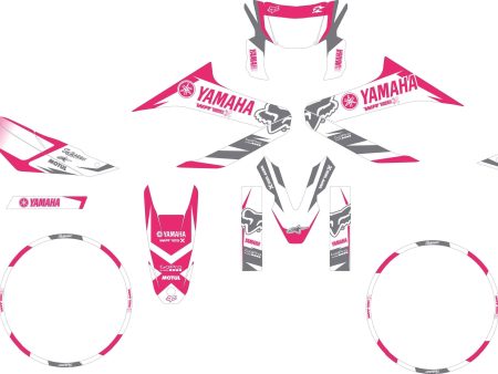 SickMotos Styles Graphics KIT Pink Princess Edition Yamaha WR 125 X (R) 2009-2017 Online now