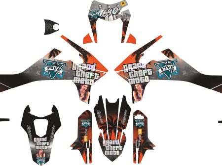 SickMotos Styles Graphics KIT KTM SMCR 690 2019-2023 on Sale