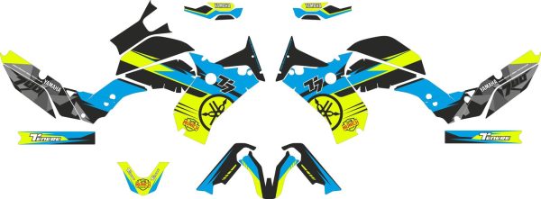 SickMotos Styles Graphics KIT T7 Fluo Edition Yamaha Tenere 700 2018-2022 Online