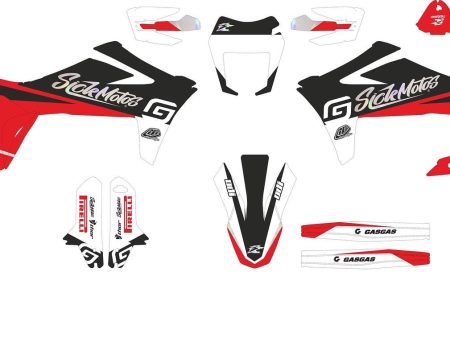 SickMotos Styles Graphics KIT SICK Holo Chrome Edition GasGas SM 700 2022- Sale